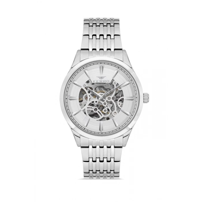 FM31440A Çelik Kordonlu Otomatik Erkek Kol Saati