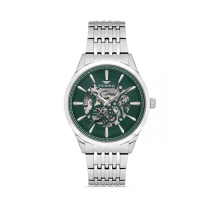 FM31440A Çelik Kordonlu Otomatik Erkek Kol Saati