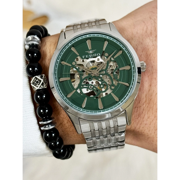 FM31440A Çelik Kordonlu Otomatik Erkek Kol Saati