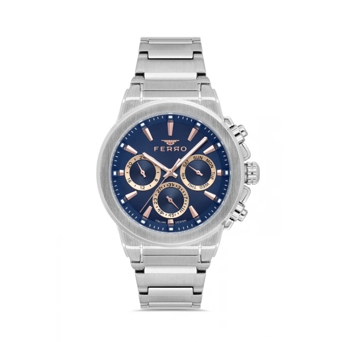 FM40123A Çelik Kordonlu Erkek Kol Saati