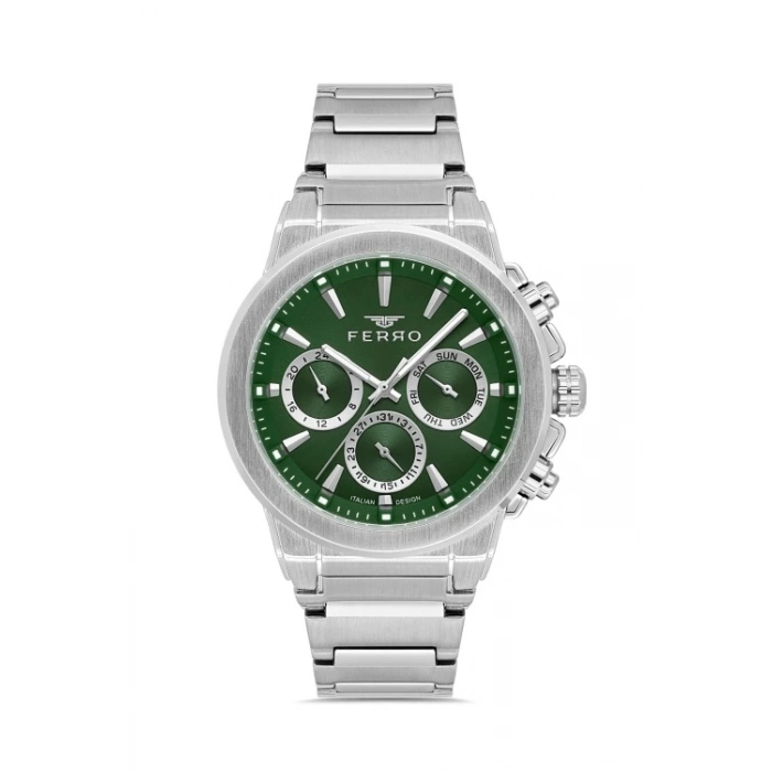 FM40123A Çelik Kordonlu Erkek Kol Saati