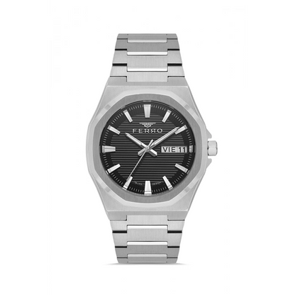 FM40136A Çelik Kordonlu Erkek Kol Saati