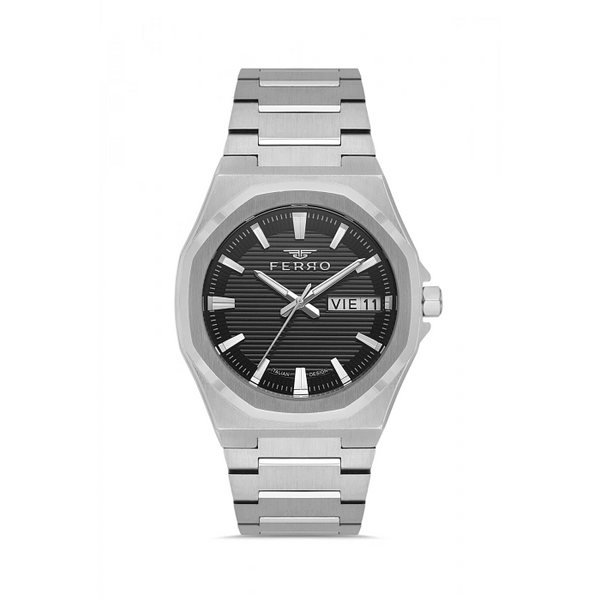 FM40136A Çelik Kordonlu Erkek Kol Saati