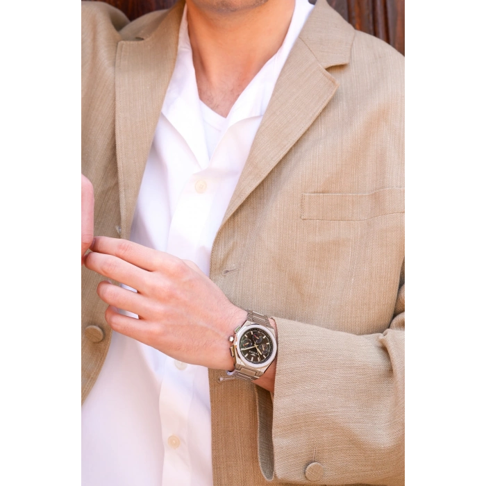 FM43013A Çelik Kordonlu Erkek Kol Saati