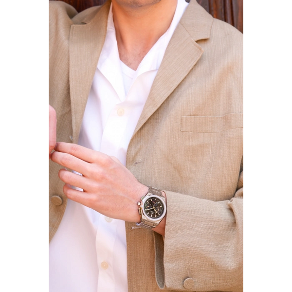 FM43013A Çelik Kordonlu Erkek Kol Saati