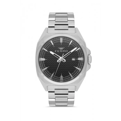 FM43025A Çelik Kordonlu Erkek Kol Saati