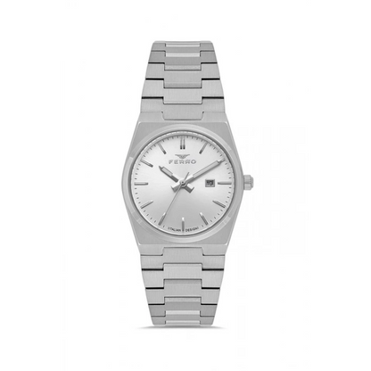 FL21495A Çelik Kordonlu Kadın Kol Saati