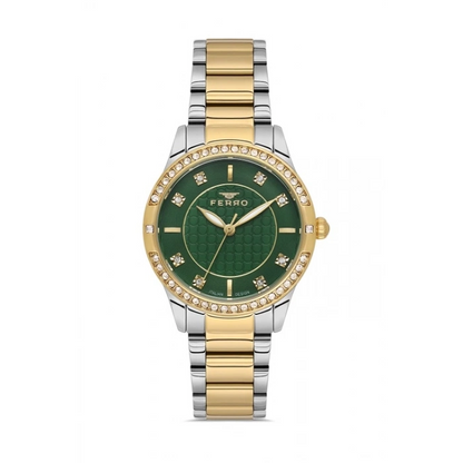 FL21501AWT Çelik Kordonlu Kadın Kol Saati