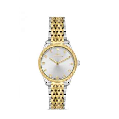 FL21512AWT Çelik Kordonlu Kadın Kol Saati