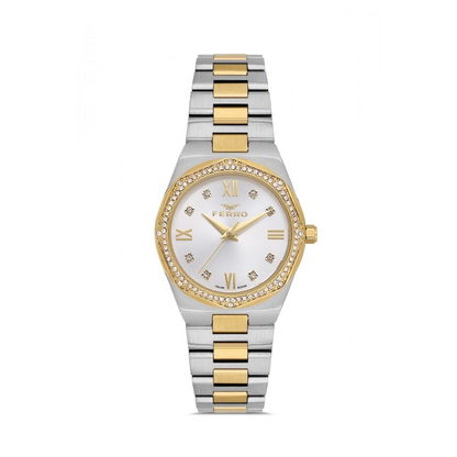 FL21518AWT Çelik Kordonlu Kadın Kol Saati