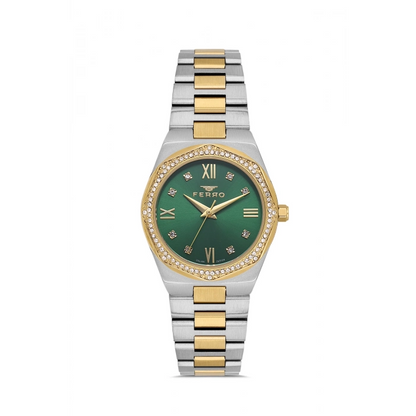 FL21518AWT Çelik Kordonlu Kadın Kol Saati