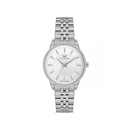 FL21544AWT Çelik Kordonlu Kadın Kol Saati