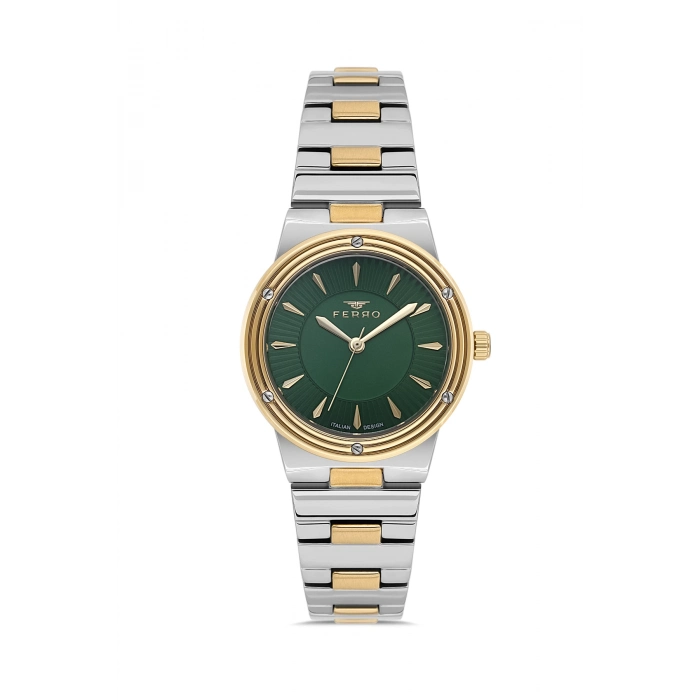 FL21586AWT Çelik Kordonlu Kadın Kol Saati