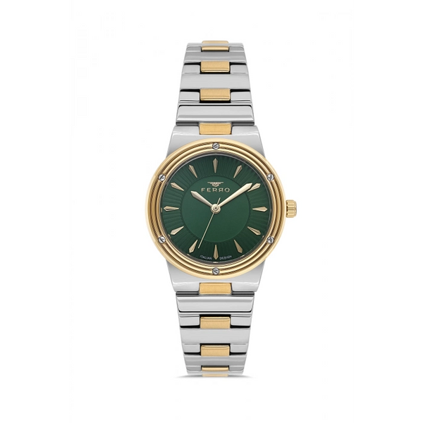 FL21586AWT Çelik Kordonlu Kadın Kol Saati