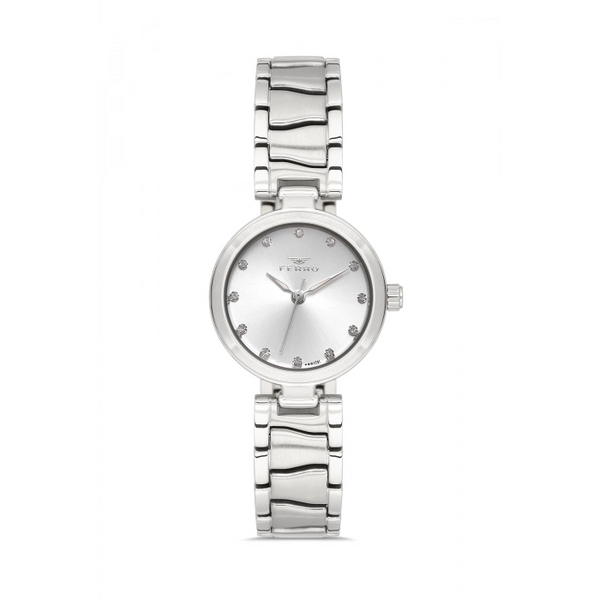 FL21617AWT Çelik Kordonlu Kadın Kol Saati