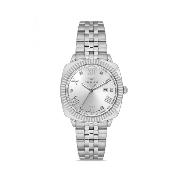 FL21625AWT Çelik Kordonlu Kadın Kol Saati