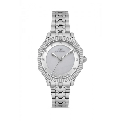 FL21632AWT Çelik Kordonlu Kadın Kol Saati