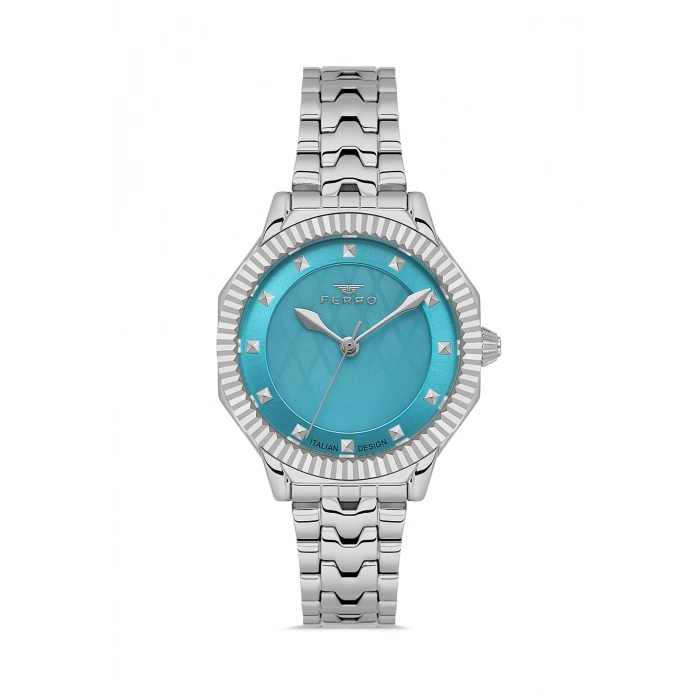 FL21632AWT Çelik Kordonlu Kadın Kol Saati