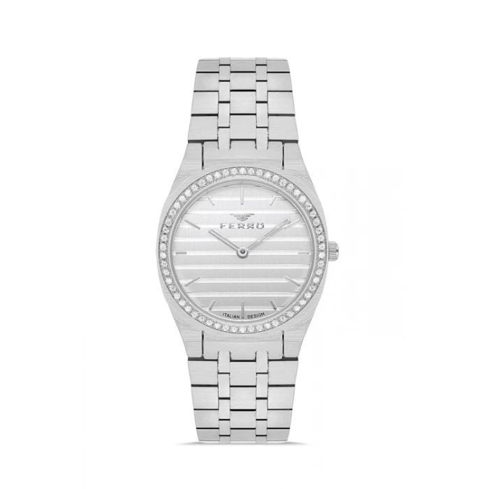 FL43003A Çelik Kordonlu Kadın Kol Saati