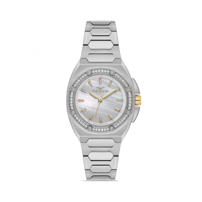 FL43026A Çelik Kordonlu Kadın Kol Saati