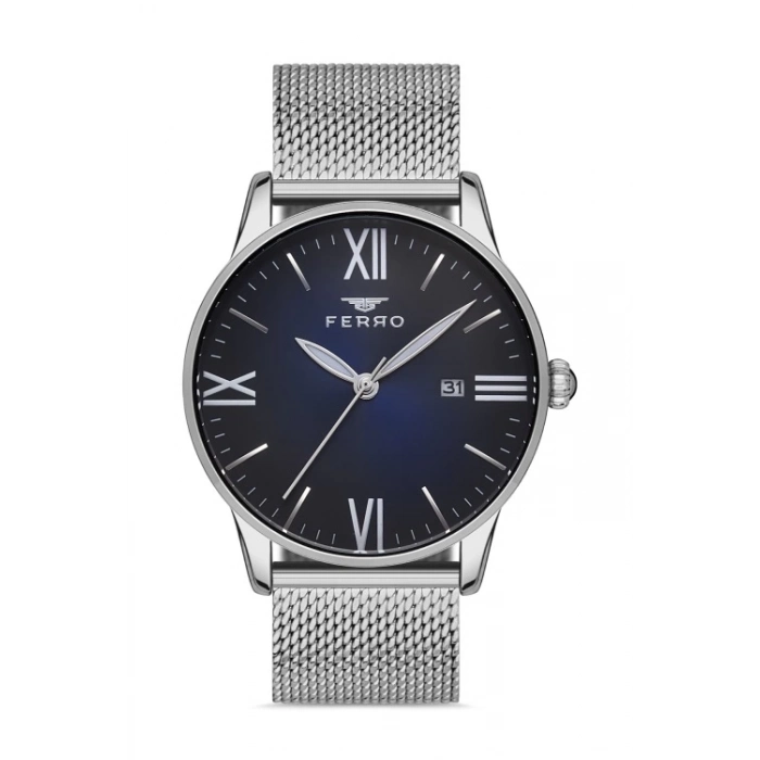 F11182C Hasır Kordonlu Erkek Kol Saati