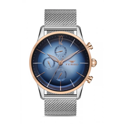 FM11039C Hasır Kordonlu Erkek Kol Saati