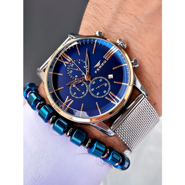 FM1536C Hasır Kordonlu Erkek Kol Saati