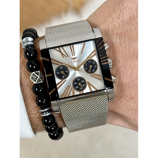 FM41292C Hasır Kordonlu Erkek Kol Saati