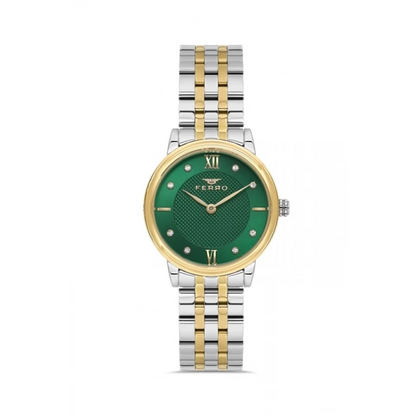 FL21480AWT Çelik Kordonlu Kadın Kol Saati