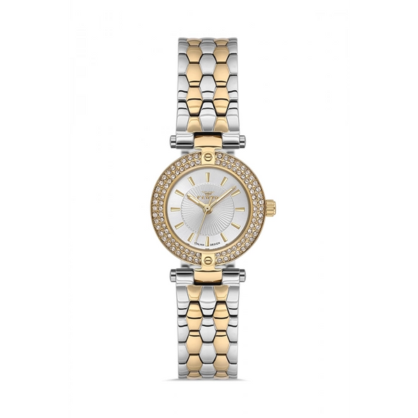 FL21608AWT Çelik Kordonlu Kadın Kol Saati