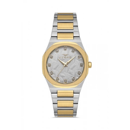 FL40128A Çelik Kordonlu Kadın Kol Saati