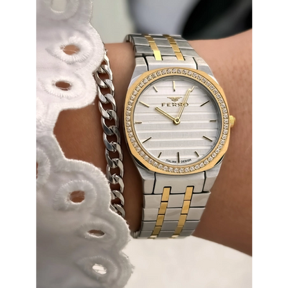 FL43003A Çelik Kordonlu Kadın Kol Saati