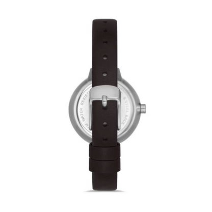 F21153B Deri Kordonlu Kadın Kol Saati