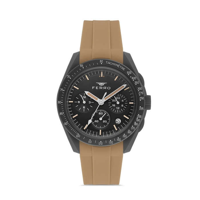 FM11401D Silikon Kordonlu Erkek Kol Saati