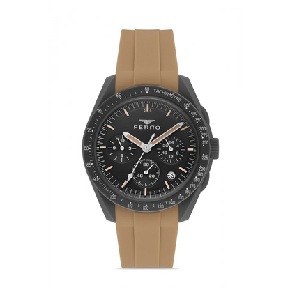 FM11401D Silikon Kordonlu Erkek Kol Saati