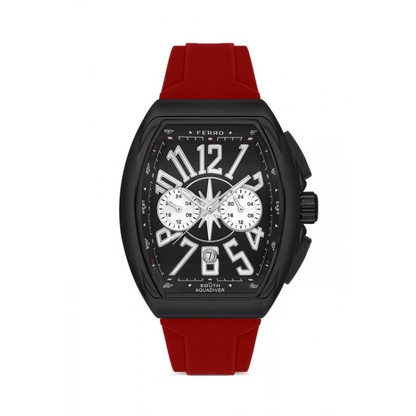 FM11444D Silikon Kordonlu Erkek Kol Saati