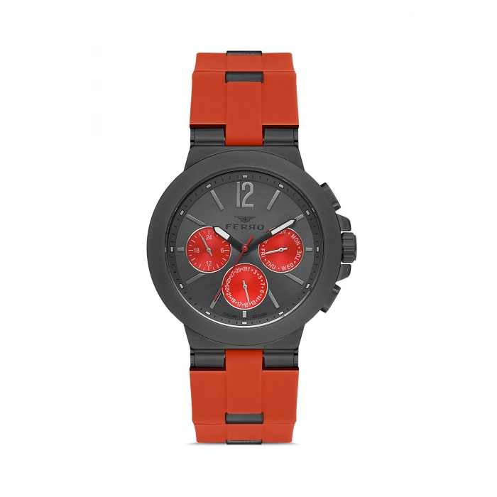 FM11539DWT Silikon Kordonlu Erkek Kol Saati