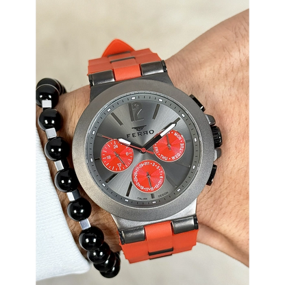 FM11539DWT Silikon Kordonlu Erkek Kol Saati