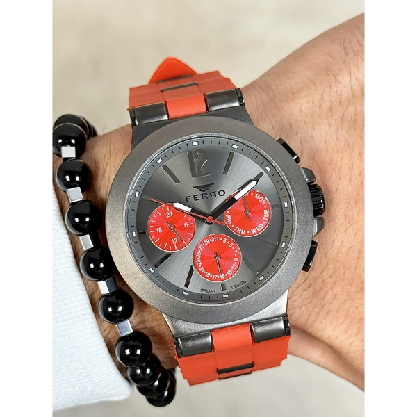 FM11539DWT Silikon Kordonlu Erkek Kol Saati