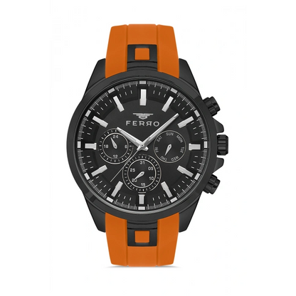 FM31346D Silikon Kordonlu Erkek Kol Saati