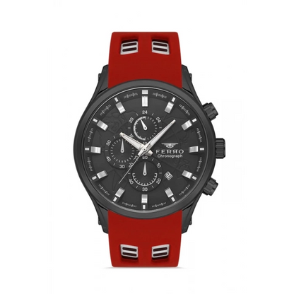 FM31354D Silikon Kordonlu Erkek Kol Saati