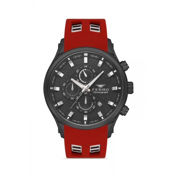 FM31354D Silikon Kordonlu Erkek Kol Saati