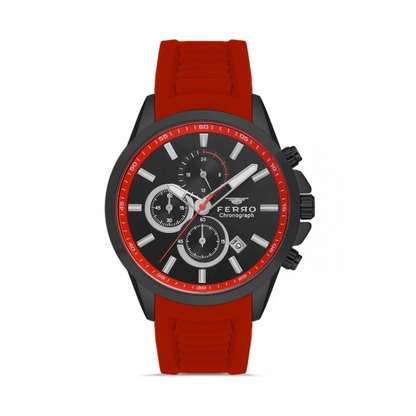 FM31359D Silikon Kordonlu Erkek Kol Saati