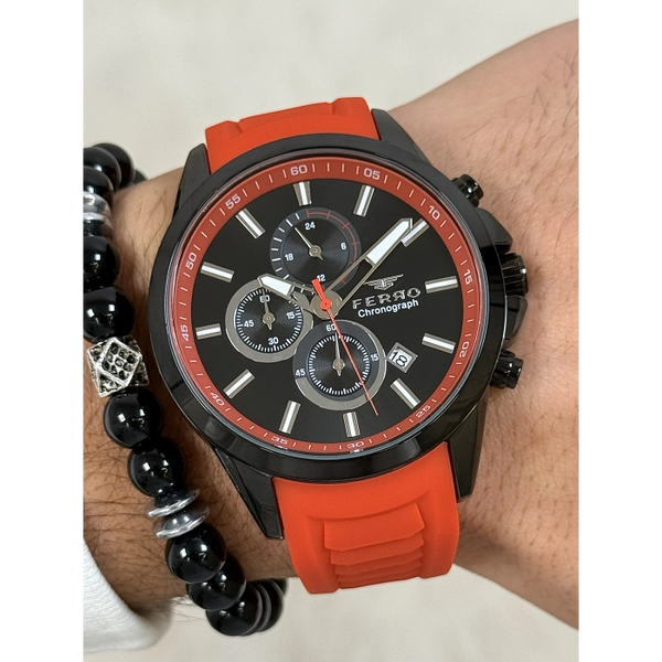 FM31359D Silikon Kordonlu Erkek Kol Saati