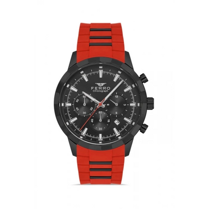 FM31360D Silikon Kordonlu Erkek Kol Saati