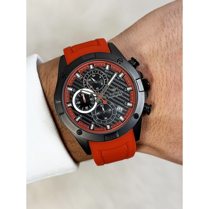 FM31361D Silikon Kordonlu Erkek Kol Saati