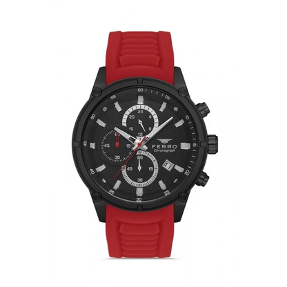 FM31363D Silikon Kordonlu Erkek Kol Saati