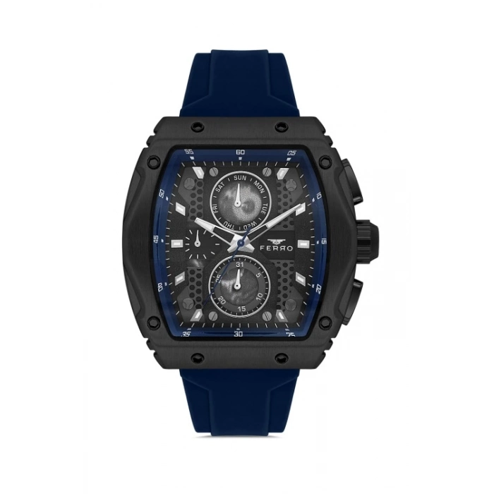 FM11351D Silikon Kordonlu Erkek Kol Saati