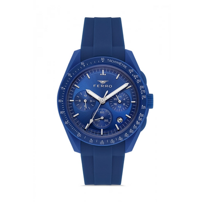 FM11401D Silikon Kordonlu Erkek Kol Saati