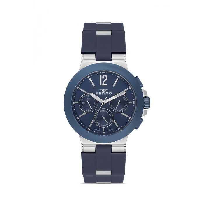 FM11539DWT Silikon Kordonlu Erkek Kol Saati